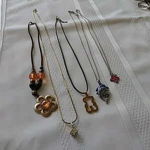 5 necklaces